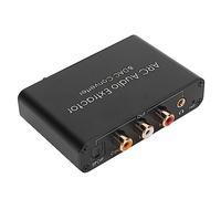 Jenivaint Extractor de Sonido de Canal de Retorno 192 KHz óptico SPDIF Puerto de 3,5 Mm Convertidor Analógico Digital para TV Cine en Casa a Altavoz para Auriculares