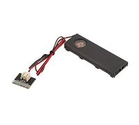 Jenivaint Jenivaint Disipador de Calor M.2 NVMe SSD, Disipación de Calor Cuádruple con Ventilador Silencioso de 7000 RPM, Fuente de Alimentación de Puerto de 5 V para Enfriador SSD M.2