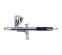 Jenivaint Juego de Aerógrafo de 0,2 Mm, 0,3 Mm, 0,5, Herramienta de Pintura en Aerosol con Gatillo G1/8 para Impresión de Modelos de Decoración del Hogar con Taza de 7CC (BLACK)