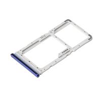 Jenivaint Juego de Bandejas para Tarjetas SIM, Kit de Repuesto de Plástico con Pasador de Expulsión y Cepillo para Note 8 Pro, Soporte para Ranuras para Tarjetas de Almacenamiento Liviano (Blue)