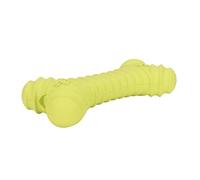 Jenivaint Juguete Chirriante para Perros, Hueso Masticable con a Tocino para la Dentición de Cachorros y Perros, Juguete Masticable de Látex para, Interactivo para Mascotas (Green)