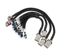 Jenivaint LSX Kit de Arnés de Reubicación de Cable de Extensión de Bobina de Encendido de 4 Piezas, Material ABS, para Camiones LS6 LS1 de Bloque Pequeño V8 GEN III IV 1999-2007