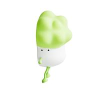 Jenivaint Luz Nocturna de Repollo, Lámpara de Silicona de Brillo de 3 Niveles con Control Táctil, Palmaditas para Encender y Apagar, Inalámbrica para Dormitorio, Regalo para Niños (GREEN)