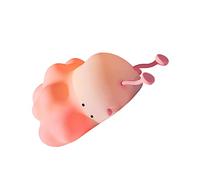 Jenivaint Luz Nocturna de Repollo, Lámpara de Silicona de Brillo de 3 Niveles con Control Táctil, Palmaditas para Encender y Apagar, Inalámbrica para Dormitorio, Regalo para Niños (PINK)
