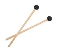 Jenivaint Mazo de Tambor de Lengua, Baqueta de Cabeza de Goma de Madera Maciza para Tocar, con Diseño Compacto y Liviano para Meditación de Musicoterapia (Grande 11 cm/4,33 pulgadas)