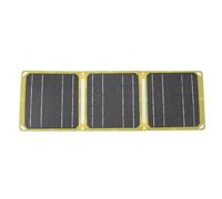 Jenivaint Panel Solar Cargador Solar Portátil Plegable 21W Silicio Monocristalino ETFE Dual USB Tipo C Salida CC 5V 9V 12V para Acampar Viajes Pesca