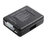 Jenivaint Probador de Fuente de Alimentación de 20 y 24 Pines Comprobador de Fuente de Alimentación de Computadora Negro para Disquete ATX HDD, Verificación de Voltaje LED, Diagnóstico Rápido, Fácil