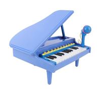Jenivaint Teclado de Piano Musical para Niños, 23 Teclas con Micrófono, 3 Sonidos de Instrumentos, 15 Canciones de Práctica, Plástico ABS, 10,8x10,8x8,85 Pulgadas, para Mayores de 3 Años