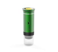Jenmayt Máquina de café expreso portátil,Cafetera Portátil Cápsula de Espresso 3 en 1,15 bar,7500mAh,Autocalentamiento,compatible con cápsulas Nes y DG y café molido,para Oficina Viaje Camping(verde)