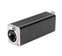 Jenngaoo Acoplador RJ45 Dorado IP68 Impermeable, Extensor Ethernet Conector Hembra a Hembra para Cables LAN Cat5 Cat5e Cat6 Cat7 Cat8, Uso Exterior PoE Red