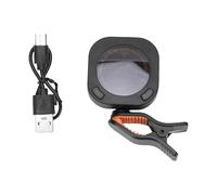 Jenngaoo Afinador de Guitarra Clip Recargable con Pantalla a Color, Diseño Giratorio 360° Pantalla Grande Modos Múltiples Alta Precisión para Guitarra Acústica Eléctrica Bajo Violí (Negro)