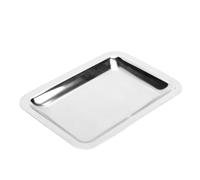 Jenngaoo Bandeja de Acero Inoxidable 304, Rectangular para Servir Sushi Postre Aperitivo Toalla Repostería Brillante Multifuncional 13x9 5cm for Hogar Cocina Restaurante Hotel