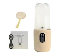 Jenngaoo Batidora de Vaso Portátil Recargable USB, Licuadora Personal Mini 500ml 40W 20800RPM con Cuchillas de Acero Inoxidable para Frutas, Batidos, Viaje, Gimnasio, Oficina y