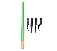 Jenngaoo BGA Chip Repair Blade Set, IC Thin CPU Remover Circuit Board Motherboard Knife Tool, Alloy Steel SK5 Ultra Thin Wear Corrosion Resistance for Electronics Repair (Verde)