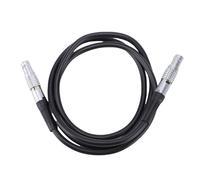 Jenngaoo Cable de Alimentación 2 Pin Macho a 2 Pin Macho, Cable de Potencia para Transmisor de Video Cámara, Compatible con 0B 35 Pulgadas, para Equipos de Filmación Profesion