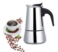 Jenngaoo Cafetera Italiana, 2/4/6/9 Tazas Cafetera espressos en Acero inoxidable, Cafetera Moka Clásica, Conveniente para Cocina de Inducción(450 ml)