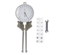 Jenngaoo Calibrador de Interior con Esfera, Rango 20-35mm Precisión 0.01mm Profundidad de Medida 70mm, 12 Cabezales Intercambiables Aleación de Aluminio Resistente para Medición de