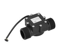 Jenngaoo Dn32 G1.65 Sensor de Flujo de Agua, Interruptor de Medidor de Efecto Hall Sensor de Flujo Sensor de Fluido de Agua 1-120L/Min para Equipos de Llenado