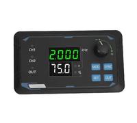 Jenngaoo Generador de Señal PWM Doble Canal, Controlador de Velocidad para Motor Frecuencia Ajustable 1HZ-150KHZ Ciclo de Trabajo Fase Regulable 4-20mA para Sistemas de Control Ind