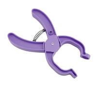 Jenngaoo Herramienta para Ojos de Seguridad Multifuncional, Diseño Ergonómico en Plástico para Instalación Rápida de Ojos de Animales, Compatible con Accesorios de Crochet y Juguet (Púrpura)