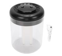 Jenngaoo Humidificador Ultrasonico 2.8L, Humidificador de Nebulizacion Fria Silencioso con Luz Nocturna 7 Colores, Pantalla Digital, 3 Modos, USB, para Dormitorio Oficina Hogar (Negra)