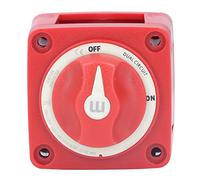 Jenngaoo Interruptor de Batería, Interruptor de Corte Aislador de Batería de Circuito Dual de 32V DC 300A, Interruptor Principal de Batería Impermeable IP66 para Barcos Marino RV