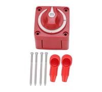 Jenngaoo Interruptor Desconexión Batería 300A, Corte Energía Master Switch Cobre Estañado M10, para Automóvil Caravana Caravaning Autocaravana Furgoneta Barco ATV UTV