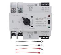 Jenngaoo Interruptor Transferencia Automática Doble Potencia 2P 100A, Control WiFi APP Funcionamiento Automático Manual, Conmutador Dual para Centro Comercial Fábrica Laboratorio