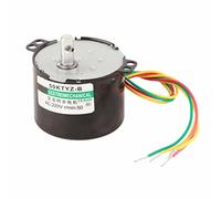 Jenngaoo Motor Síncrono AC 220 V 5-50 RPM, Motor de Baja Velocidad con Par Elevado, Material de Engranaje Metálico, Modelo XD-50KTYZ for Uso en Cortina Automática, Máquina Expended (50 rpm)