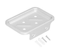 Jenngaoo Organizador de Jabón de Pared, Bandeja para Esponja de Cocina con Estante de Drenaje y Almacenamiento, Aluminio para Baño Ducha Toilette Dormitorio
