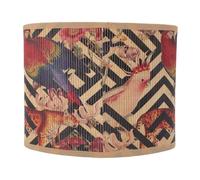 Jenngaoo Pantalla de Lámpara Impresa Elíptica de Bambusoideae, Reemplazo de Pantalla Decorativa con Diseño Flamenco Compatible E27/E14 para Lámparas de Mesa, Techo, Dormitorio y Sa