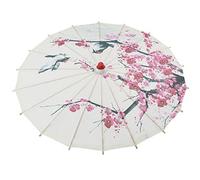 Jenngaoo Paraguas de Papel, Sombrilla de Danza Clásica de Arte Chino, Paraguas de Papel Engrasado de 23,6 Pulgadas para Bodas Fiestas Disfraces de Fotografía Decoración