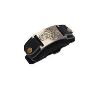 Jenngaoo Sordina para Guitarra, Correa de Cuero PU con Anillos Metálicos Reductor de Ruido para Cuerdas de Guitarra Eléctrica Acústica Clásica 6/7 Cuerdas y Bajos 4/5/6 Cuerdas (Escorpión Negro)