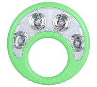 Jenngaoo Tambourine Metal Jingles, Bell Percussion Musical Instrument with Transparent Shell and Aluminium Alloy for Party Karaoke Wedding Performance