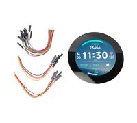 Jenngaoo Tarjeta de Desarrollo LCD Redonda 2.8 Pulgadas, 480x480 Resolución Doble Núcleos Pantalla Táctil Placa MCU para Aplicaciones de Interfaz Humano Máquina