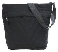 JENNIFER JONES Bolso de hombro grande para Mujer Ligero nailon acolchado Elegante Correa ancha Confortable (Negro, Grande)
