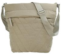 JENNIFER JONES Bolso de hombro grande para Mujer Ligero nailon acolchado Elegante Correa ancha Confortable (Beige, Grande)