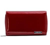 Jennifer Jones - Cartera Grande de Piel auténtica para Mujer - Piel lacada de Moda - protección RFID - Rojo