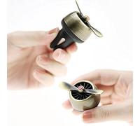JenNiFer Mini Aircraft Head Fan Car Air Vent Mount Perfume Clip Ambientador Fragancia Scent Car Decoration - Rojo
