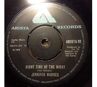 JENNIFER WARNES - right time of the night / daddy don't go 45 rpm single