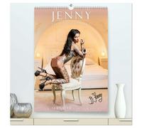 Jenny - Erotic Tattoo Girl (hochwertiger Premium Wandkalender 2026 DIN A2 hoch), Kunstdruck in Hochglanz: Erotische und sinnliche Fotos vom Tattoo Model Jenny
