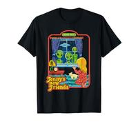 Jenny's New Friends UFO Alien Retro Funny Adult Humor Camiseta