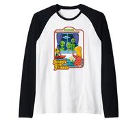 Jenny's New Friends UFO Alien Retro Funny Adult Humor Camiseta Manga Raglan