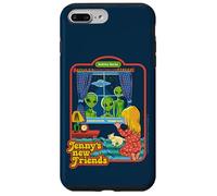 Jenny's New Friends UFO Alien Retro Funny Adult Humor Carcasa para iPhone 7 Plus/8 Plus