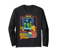 Jenny's New Friends UFO Alien Retro Funny Adult Humor Manga Larga