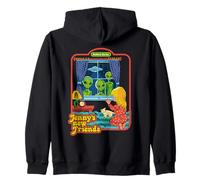 Jenny's New Friends UFO Alien Retro Funny Adult Humor Sudadera con Capucha