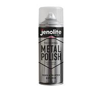 JENOLITE Aerosol de pulido de metal | Espuma de pulido de grado industrial | Limpia, pule y protege | Adecuado para latón, cobre, cromo, acero inoxidable y peltre | 400 ml