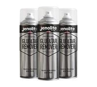 JENOLITE Aerosol removedor de pegamento y alquitrán | Residuos de insectos y savia | Uso en vehículos y alrededor de la casa | 3 x 500 ml