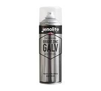 JENOLITE Bright Zinc Galv Silver Spray Paint, 500 ml, Metallic Paint for Galvanized Surfaces, All-in-One Metal Primer and Topcoat, Ideal for Cuts and Welds, Excellent
