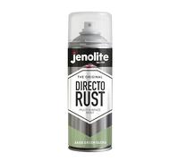JENOLITE Directorust Pintura en aerosol brillante | VERDE SALVIA | 400ml | Pintura en aerosol de óxido directo para metal | Múltiples superficies: madera, metal, plástico | RAL7494C